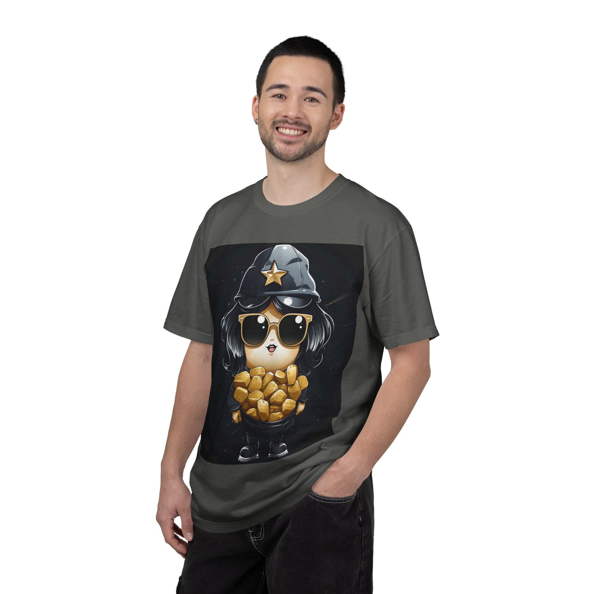 Police Pup T-Shirt — Cute Kawaii Cop Dog in Sunglasses Graphic Tee