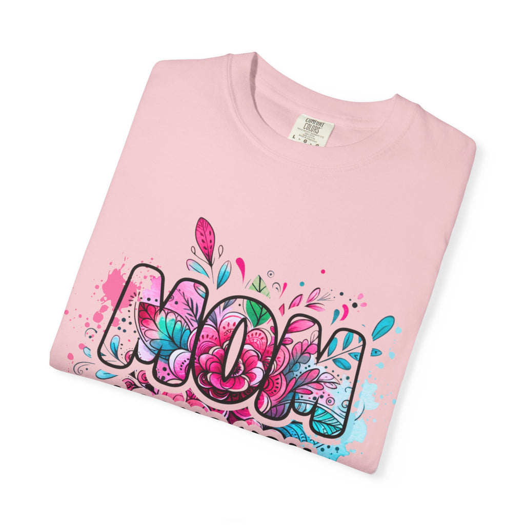 Mom I Love You Floral Watercolor T-Shirt — Mother's Day Gift