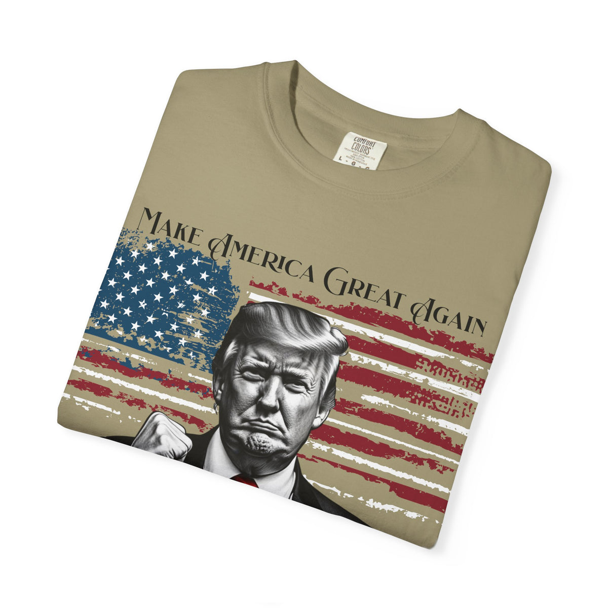 Patriotic 2024 Political Graphic T-Shirt — 'Make America Great Again' Design