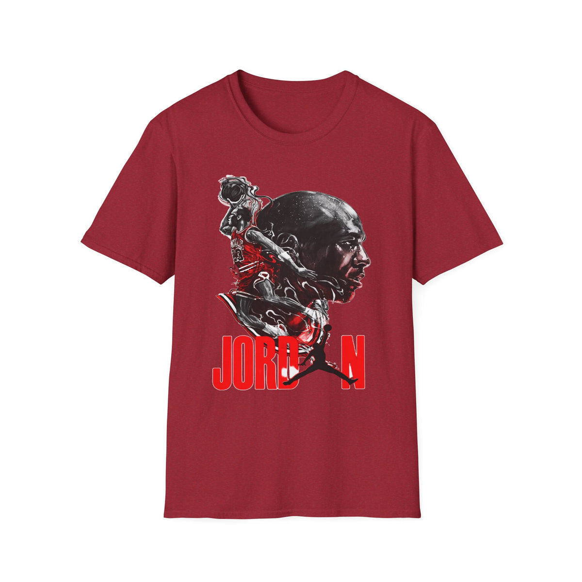 Michael Jordan Graphic T-Shirt - Sporty Style for Basketball Fans