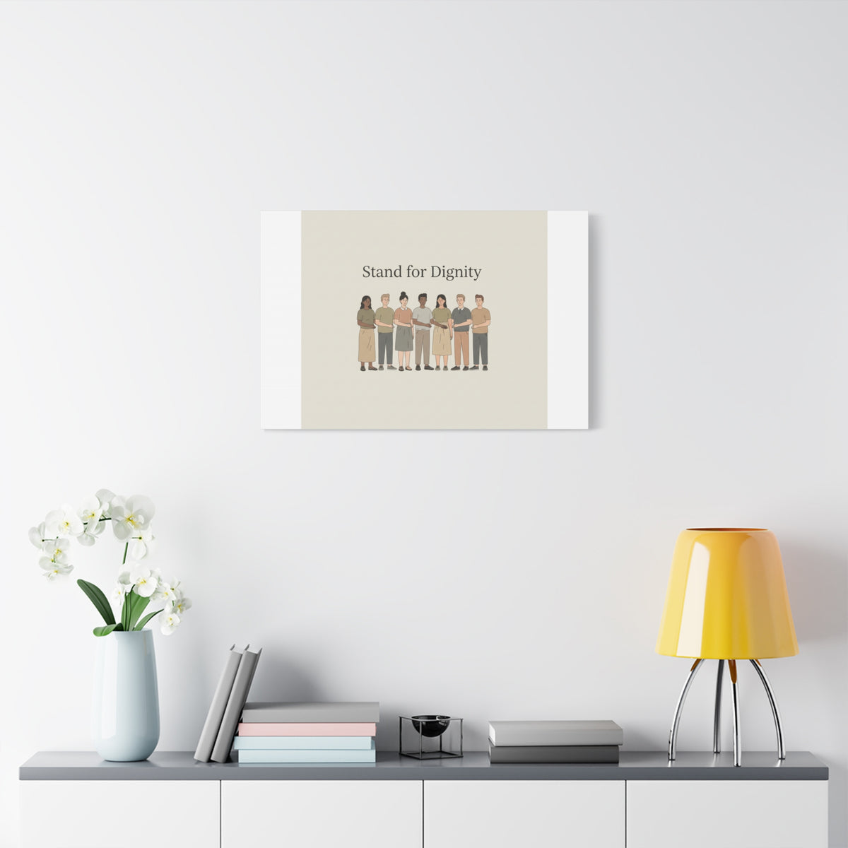 Stand for Dignity Canvas | Unity Poster, Human Dignity Message