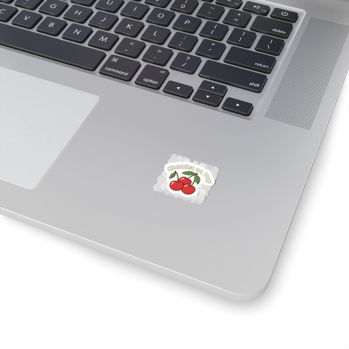 Cherries on Top Sticker | Vintage Kawaii Cherry Fruit Motif
