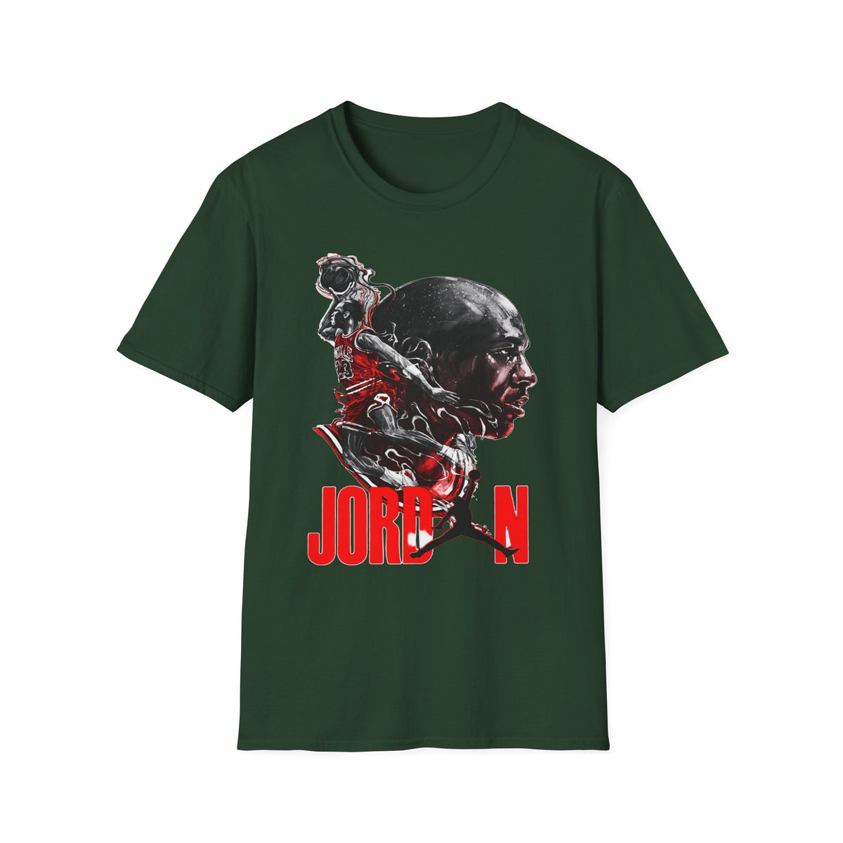 Michael Jordan Graphic T-Shirt - Sporty Style for Basketball Fans