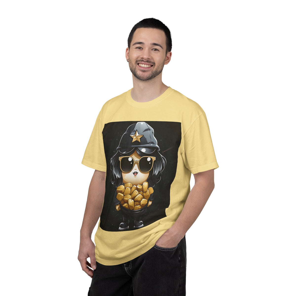Police Pup T-Shirt — Cute Kawaii Cop Dog in Sunglasses Graphic Tee