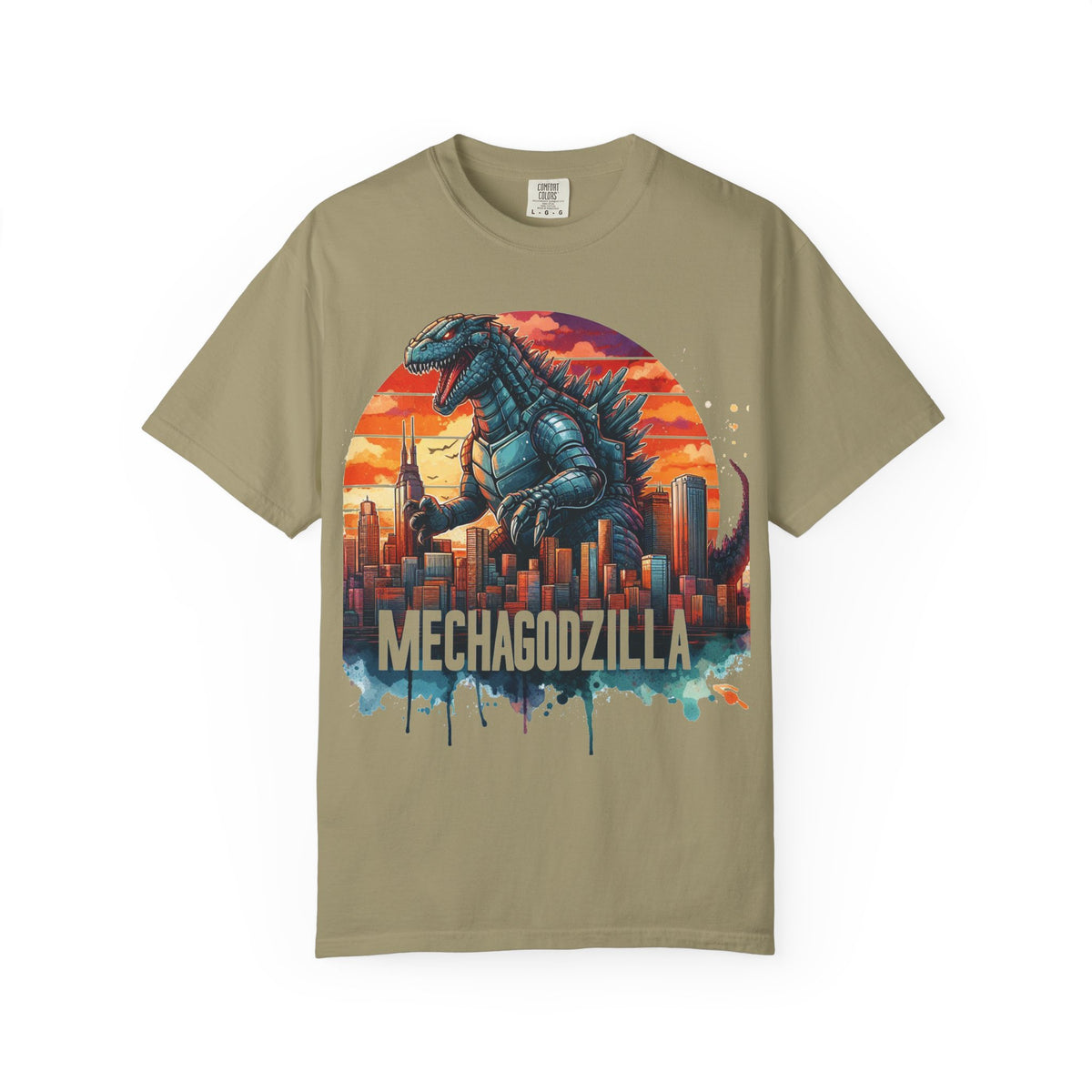 Mechagodzilla Graphic T-Shirt — Retro City Kaiju Tee