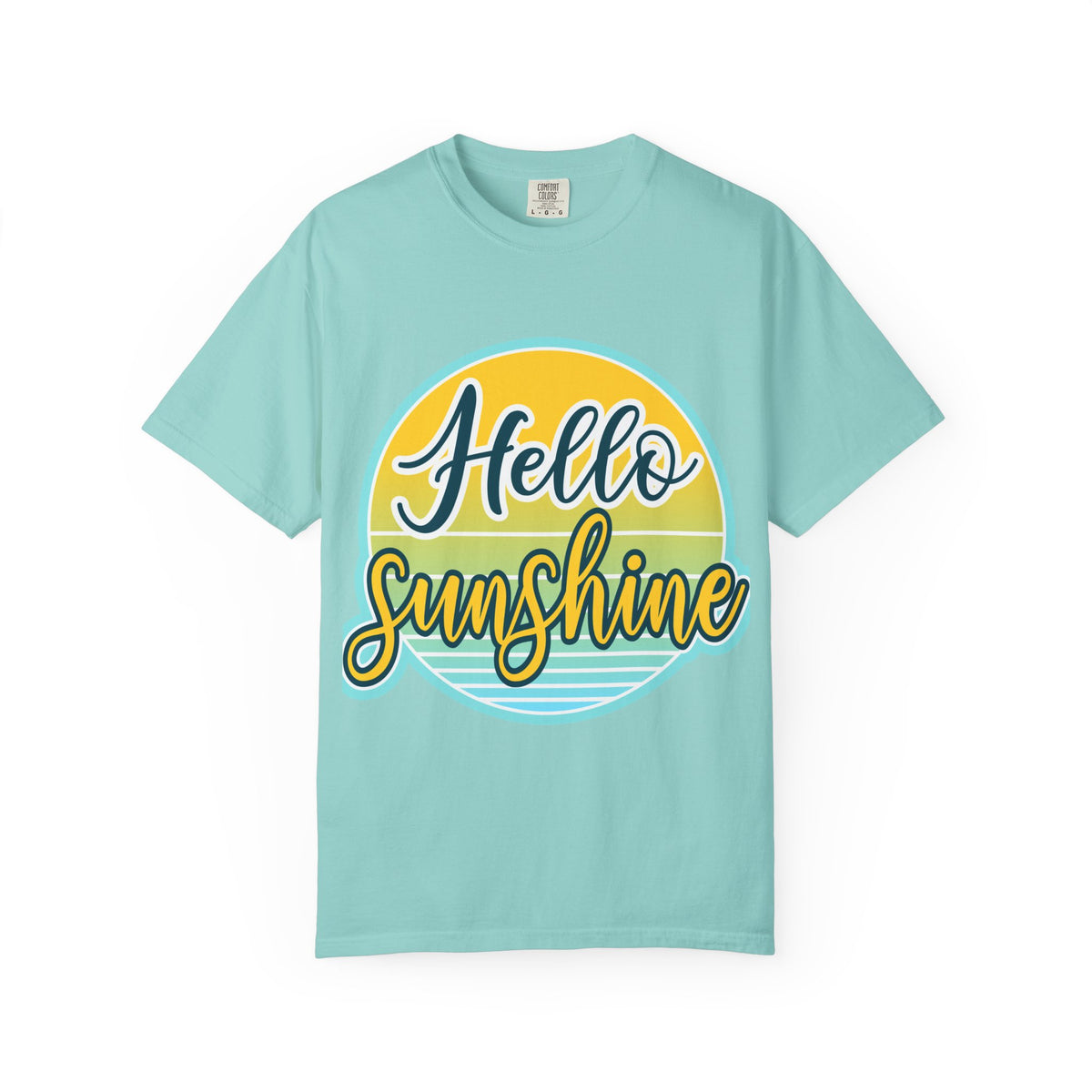 Hello Sunshine T-Shirt — Retro Sun Graphic Tee for Bright, Sunny Vibes