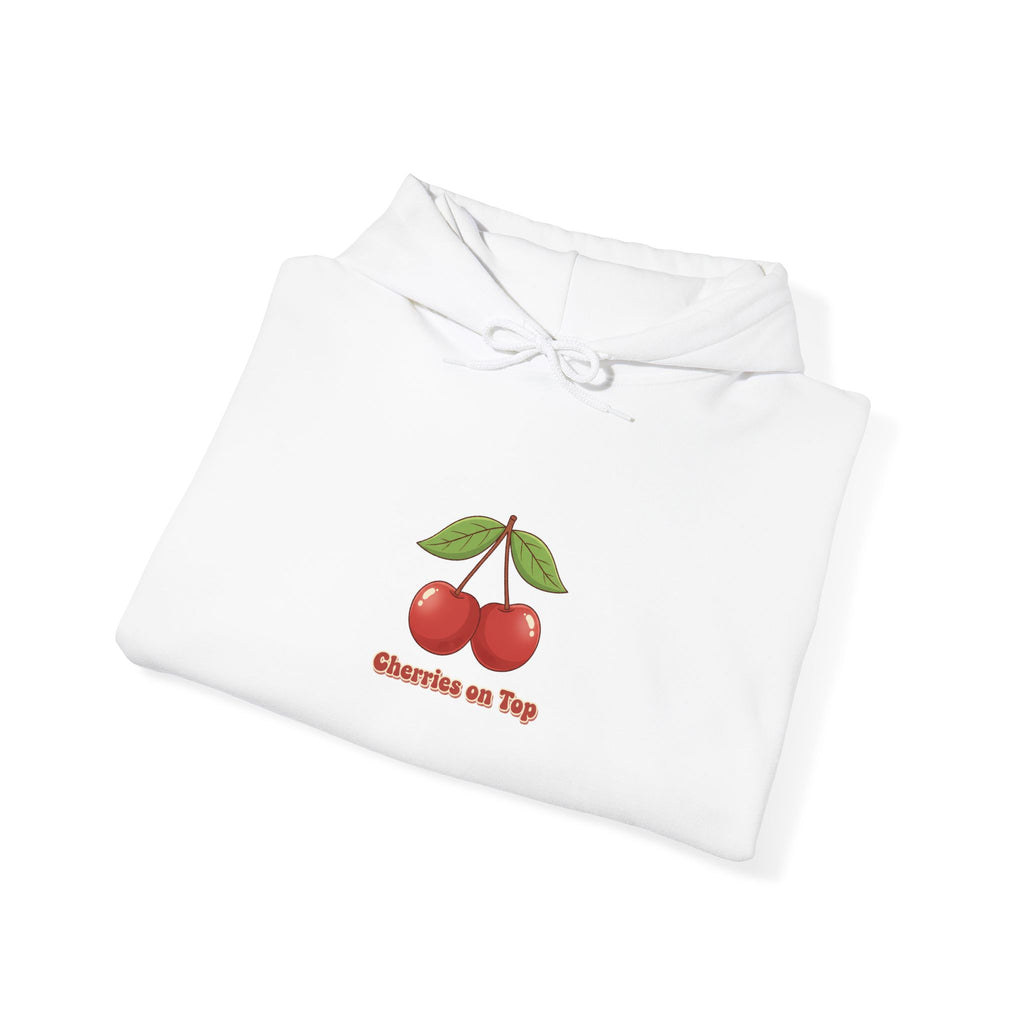 Cherry Graphic Hoodie | vintage cherry design, kawaii fruit print