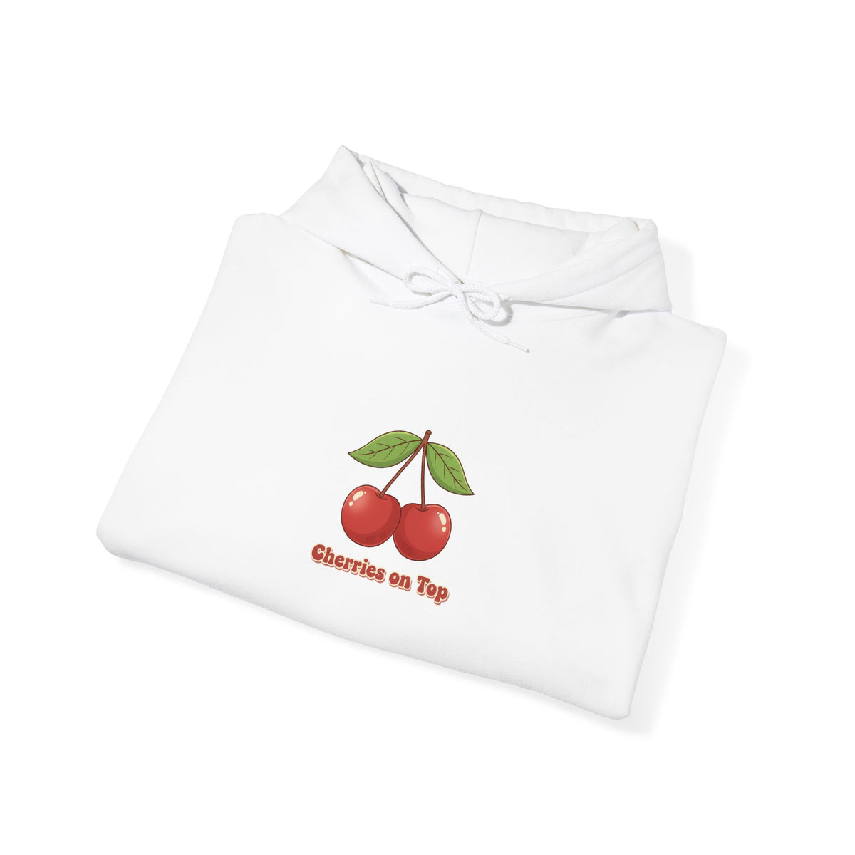 Cherry Graphic Hoodie | vintage cherry design, kawaii fruit print