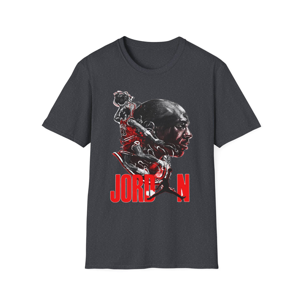 Michael Jordan Graphic T-Shirt - Sporty Style for Basketball Fans