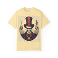 Skull Magician T-Shirt — Vintage Top Hat Skeleton Graphic Tee