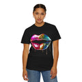 Rainbow Drip Lip Graphic T-Shirt