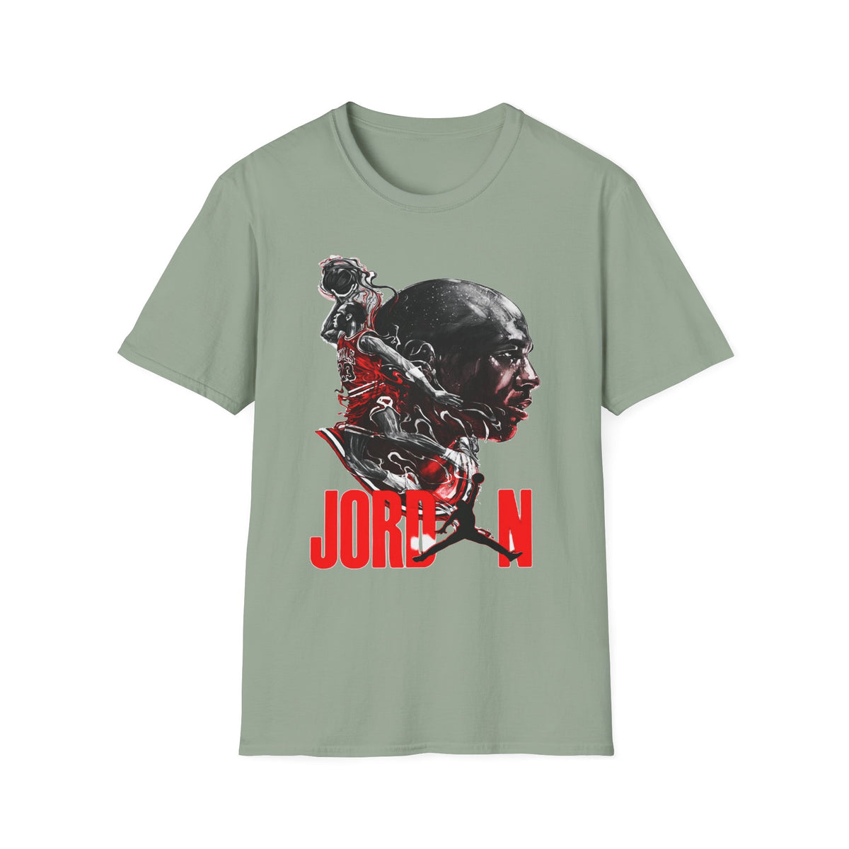 Michael Jordan Graphic T-Shirt - Sporty Style for Basketball Fans