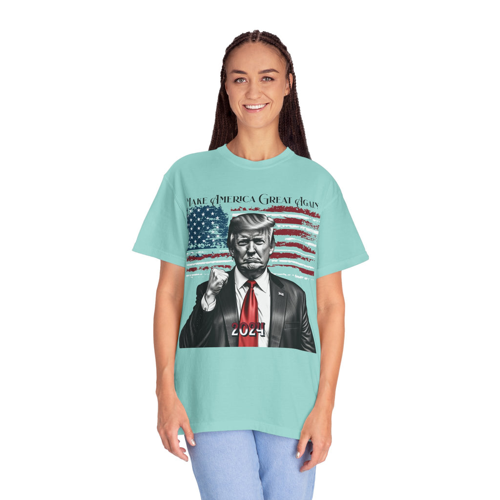 Patriotic 2024 Political Graphic T-Shirt — 'Make America Great Again' Design