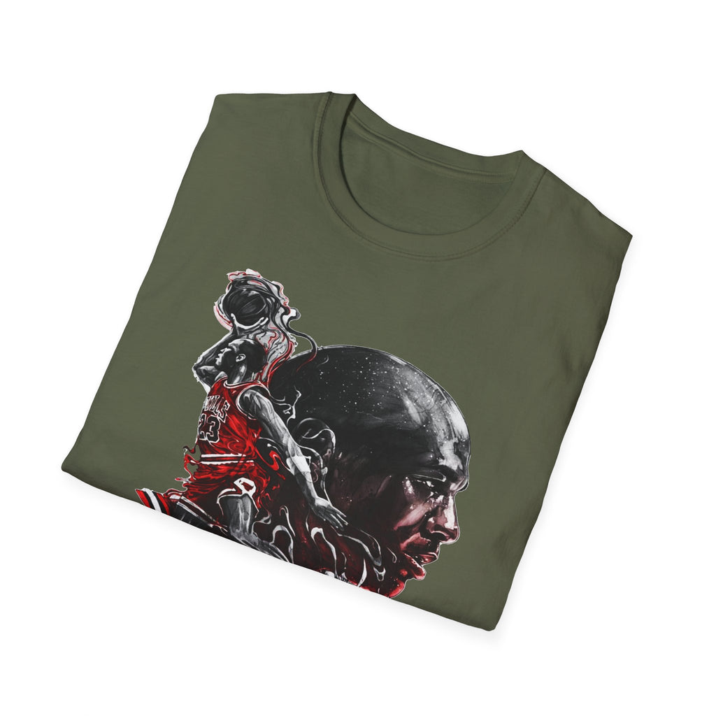 Michael Jordan Graphic T-Shirt - Sporty Style for Basketball Fans