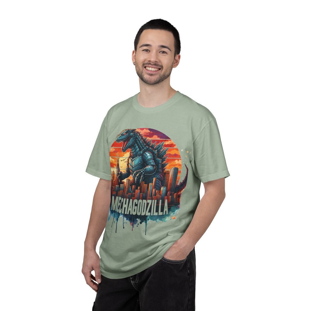 Mechagodzilla Graphic T-Shirt — Retro City Kaiju Tee