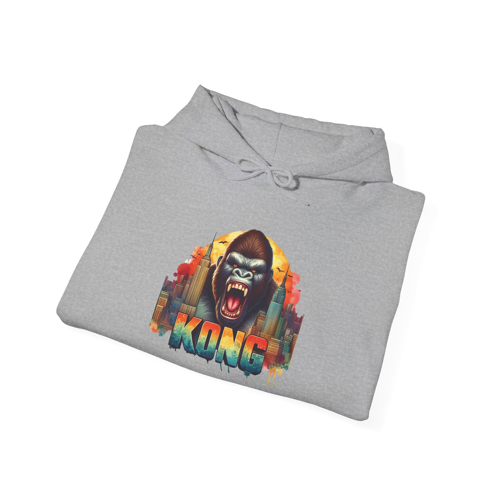 King Gorilla Hoodie — Vintage Jungle Ape Graphic Pullover