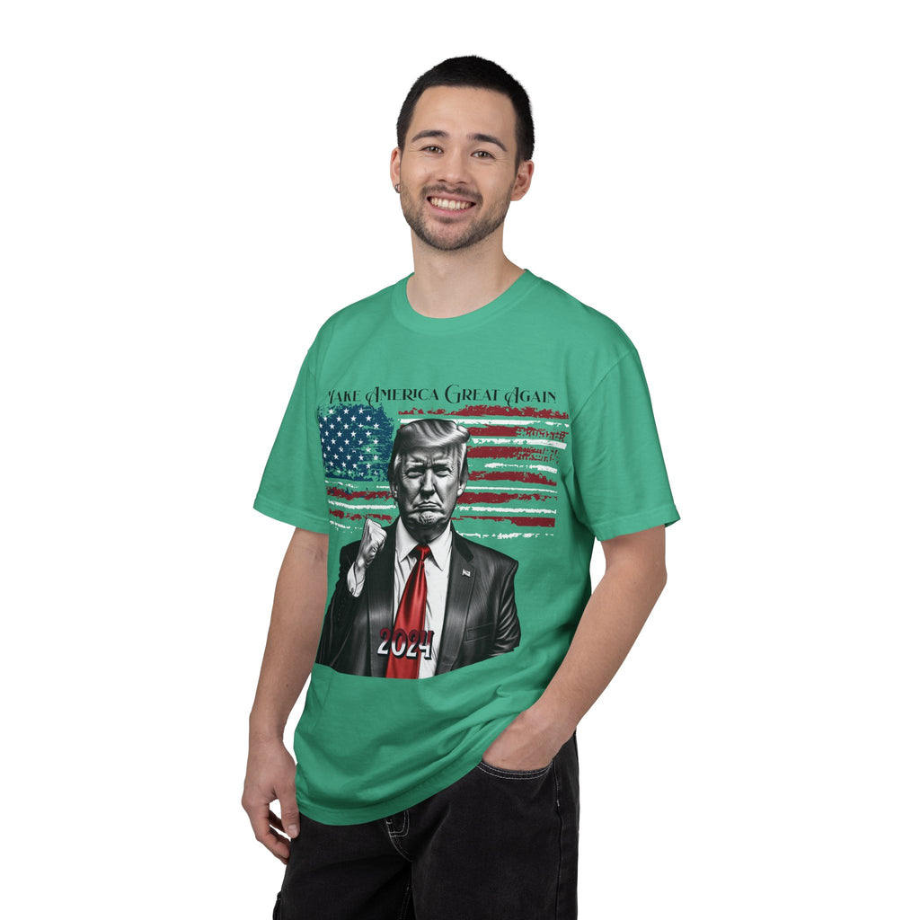 Patriotic 2024 Political Graphic T-Shirt — 'Make America Great Again' Design