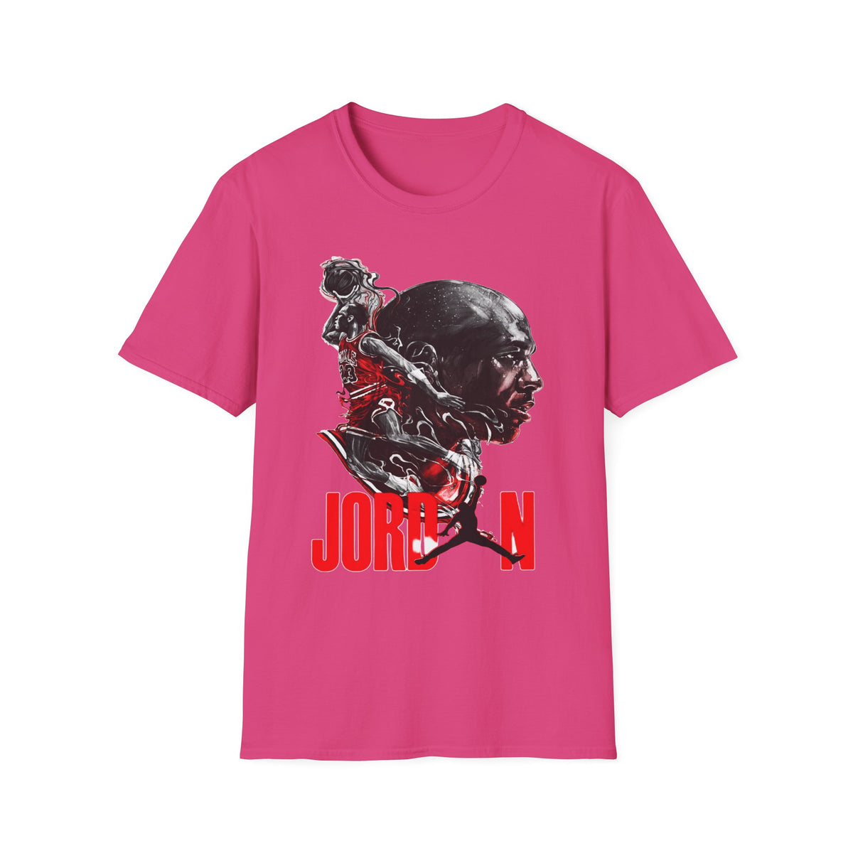 Michael Jordan Graphic T-Shirt - Sporty Style for Basketball Fans