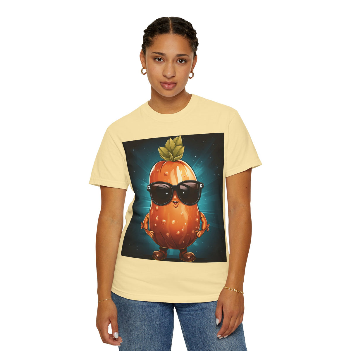 Cool Pineapple T-Shirt — Funny Sunglasses Fruit Graphic Tee