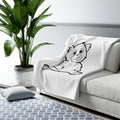 Cozy Sherpa Fleece Blanket — Plush Warm Throw for Home, Travel & Gifts