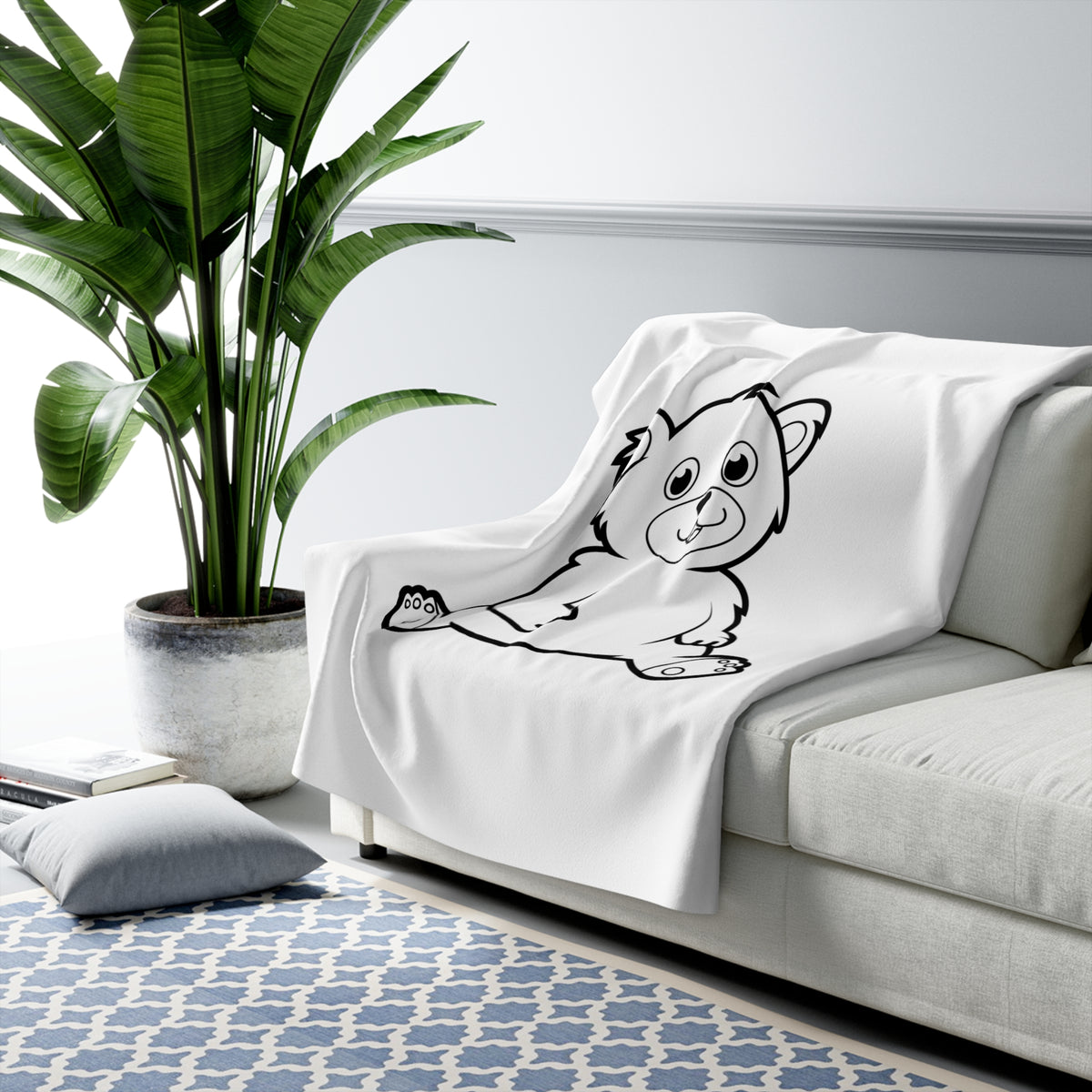 Cozy Sherpa Fleece Blanket — Plush Warm Throw for Home, Travel & Gifts