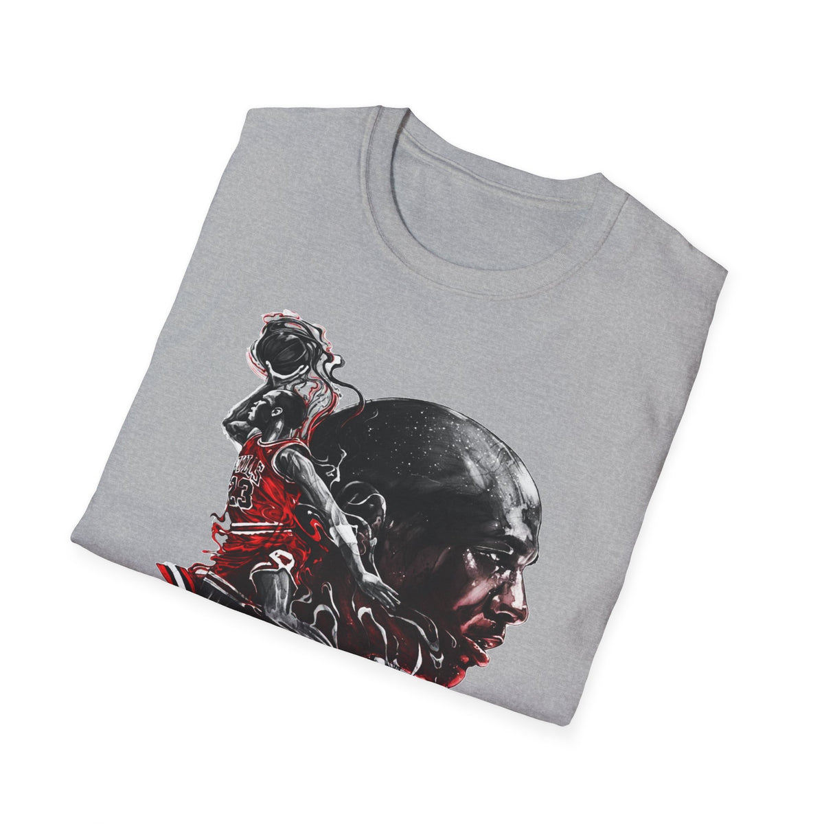 Michael Jordan Graphic T-Shirt - Sporty Style for Basketball Fans