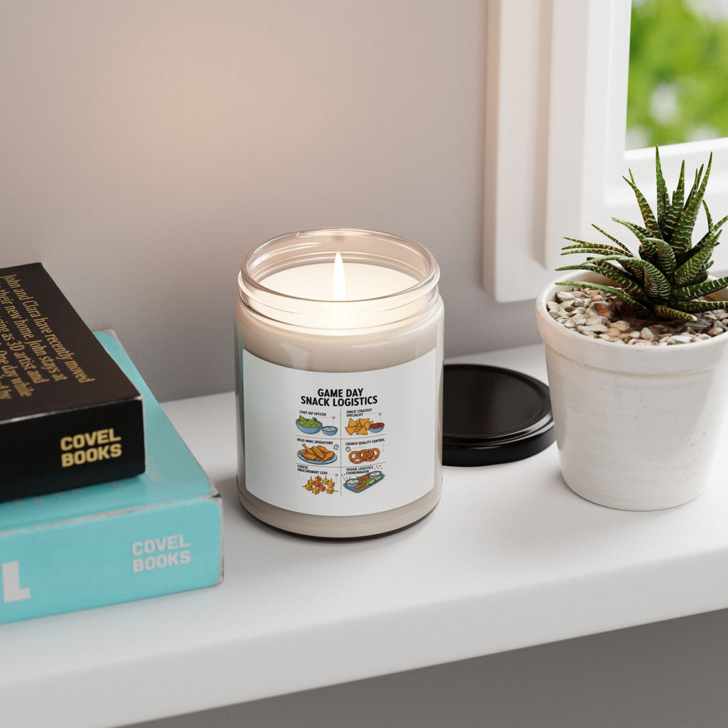 Game Day Snack Logistics Candle, Dip Strategist | Tailgate Blueprint