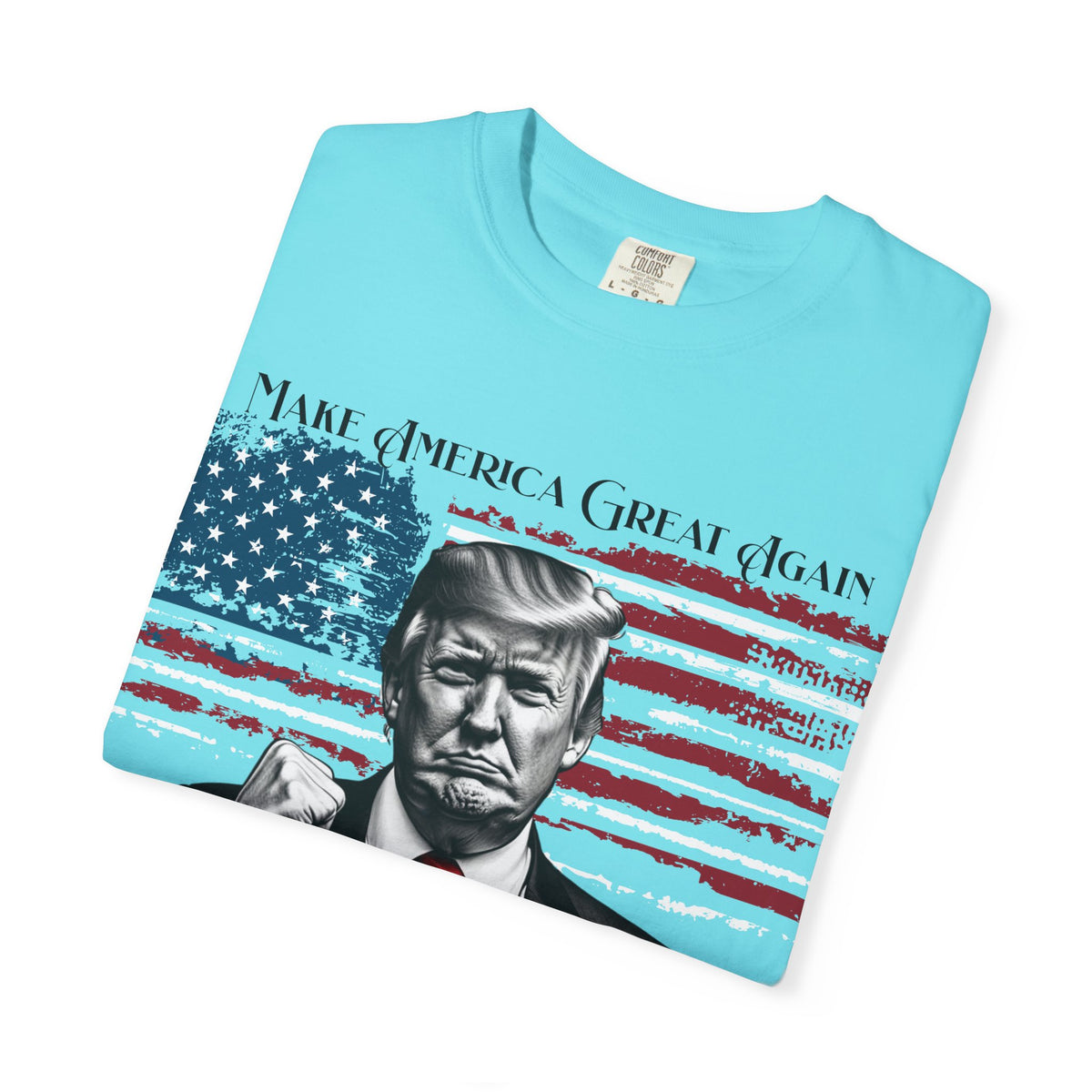 Patriotic 2024 Political Graphic T-Shirt — 'Make America Great Again' Design