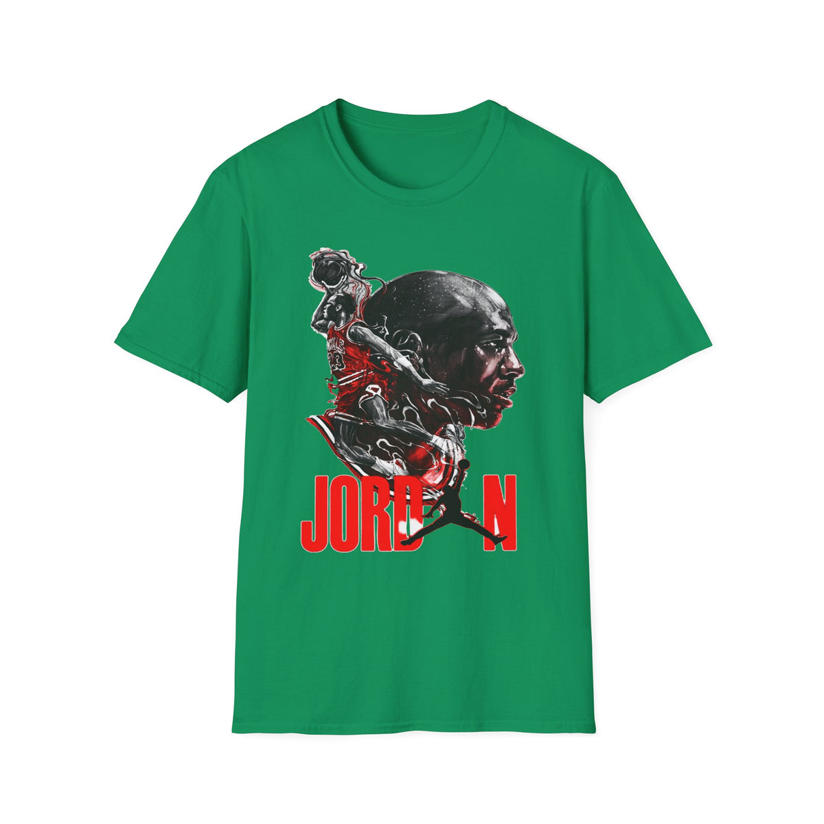 Michael Jordan Graphic T-Shirt - Sporty Style for Basketball Fans