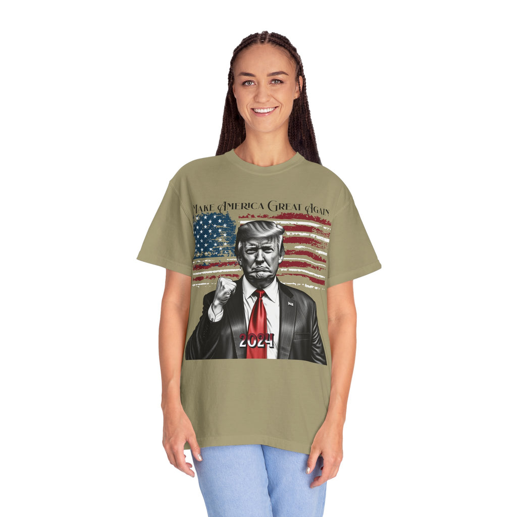 Patriotic 2024 Political Graphic T-Shirt — 'Make America Great Again' Design