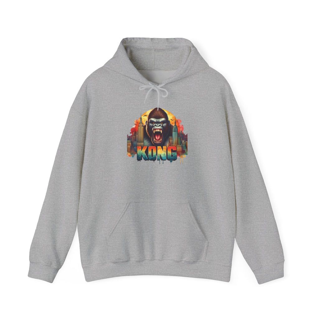 King Gorilla Hoodie — Vintage Jungle Ape Graphic Pullover