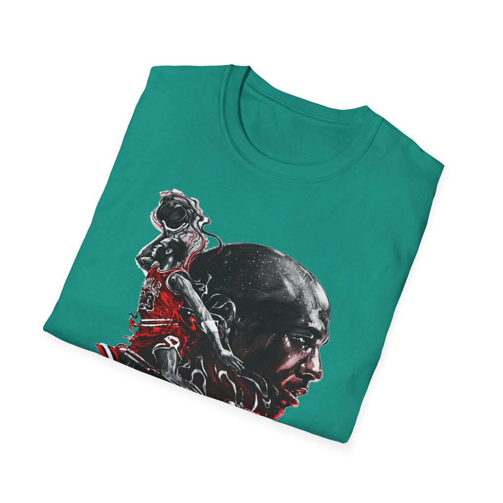 Michael Jordan Graphic T-Shirt - Sporty Style for Basketball Fans