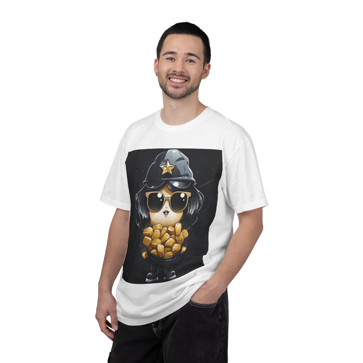 Police Pup T-Shirt — Cute Kawaii Cop Dog in Sunglasses Graphic Tee