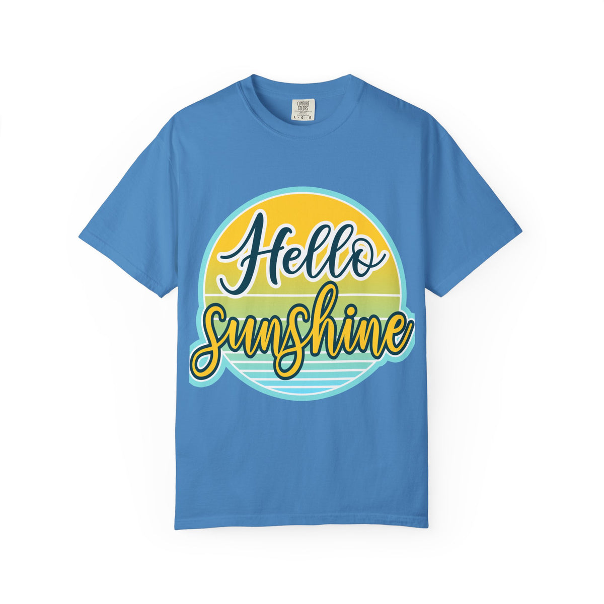 Hello Sunshine T-Shirt — Retro Sun Graphic Tee for Bright, Sunny Vibes