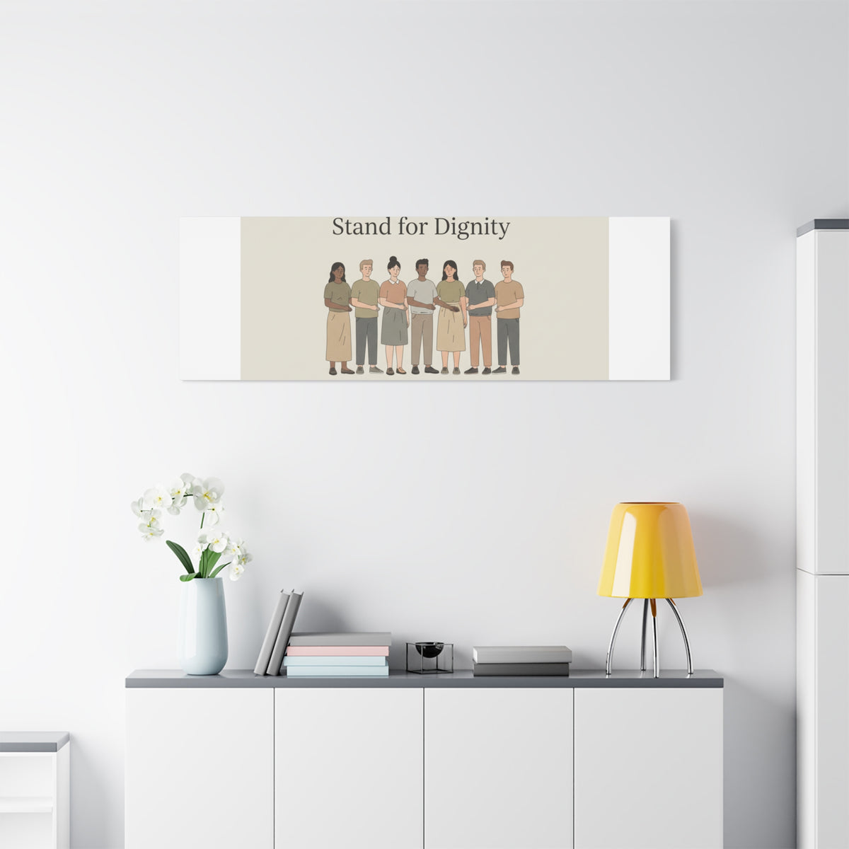 Stand for Dignity Canvas | Unity Poster, Human Dignity Message