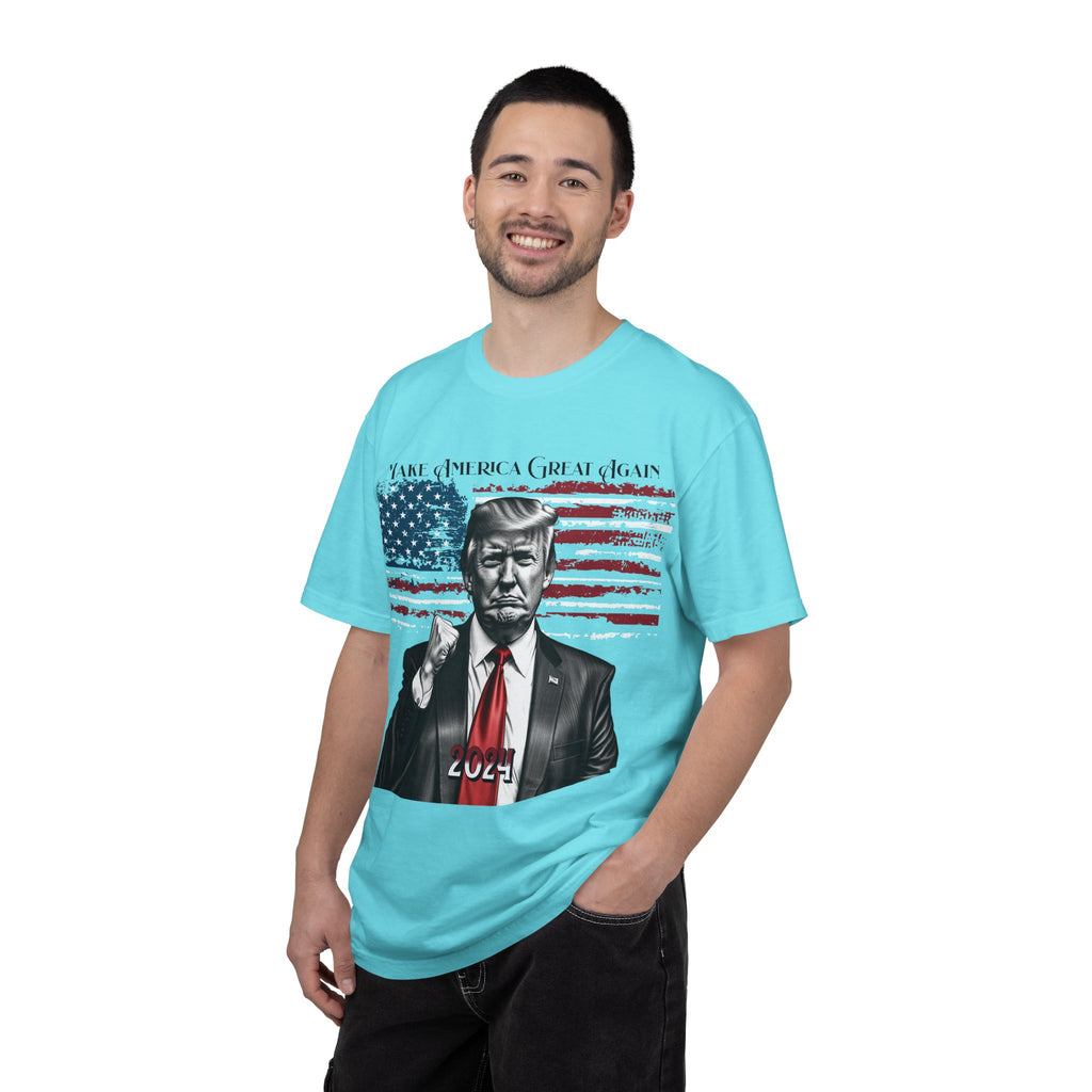 Patriotic 2024 Political Graphic T-Shirt — 'Make America Great Again' Design