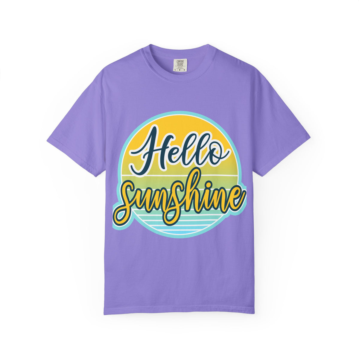 Hello Sunshine T-Shirt — Retro Sun Graphic Tee for Bright, Sunny Vibes