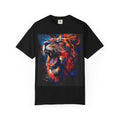 Roaring Lion Graphic T-Shirt — Vibrant Colorful Pride Tee