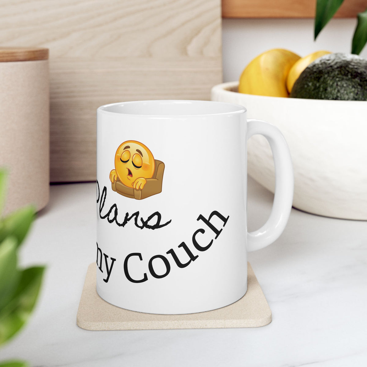 Ceramic Mug - "I Have Plans Wit My Corgi" Cute Dog Emoji Coffee Cup (11oz & 15oz)