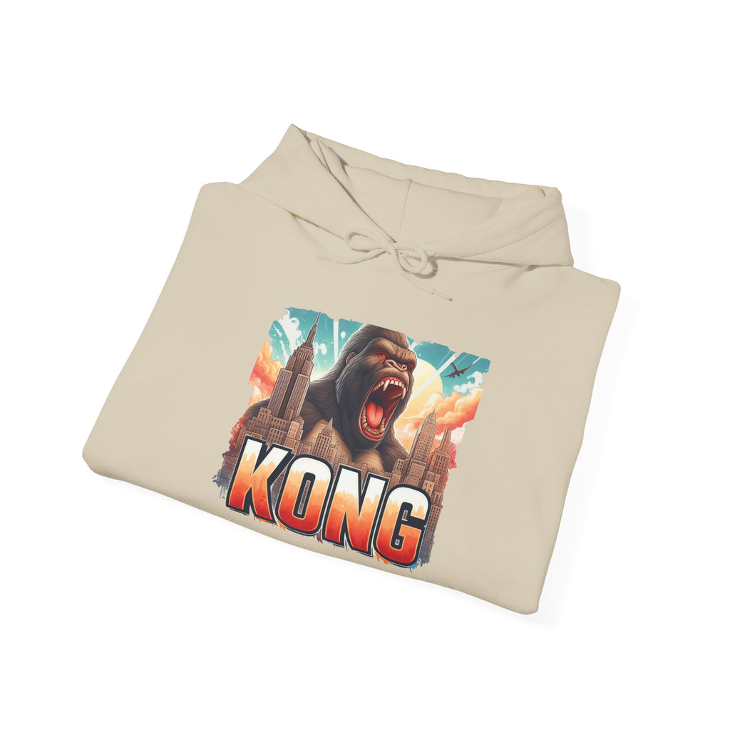Kong Graphic Hoodie — Retro King of the City Gorilla Sweatshirt