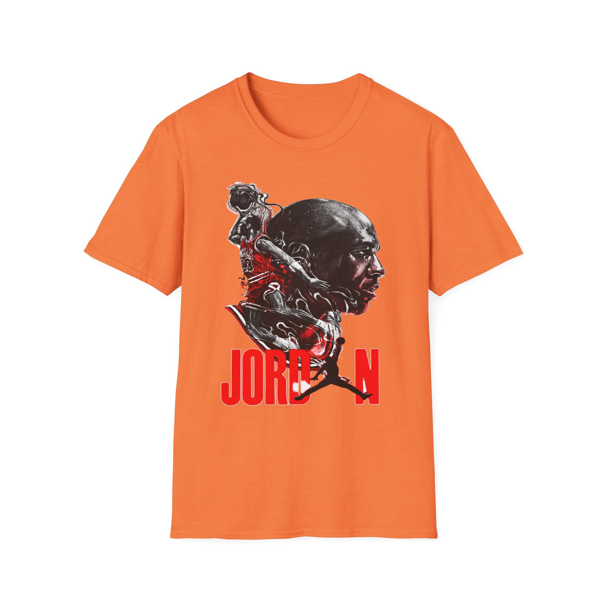 Michael Jordan Graphic T-Shirt - Sporty Style for Basketball Fans