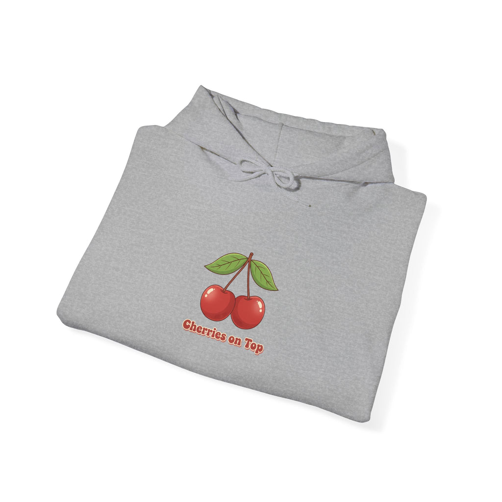 Cherry Graphic Hoodie | vintage cherry design, kawaii fruit print