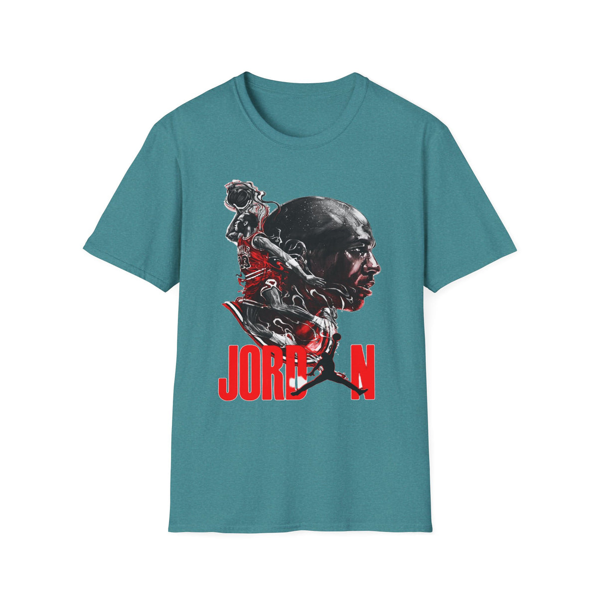 Michael Jordan Graphic T-Shirt - Sporty Style for Basketball Fans