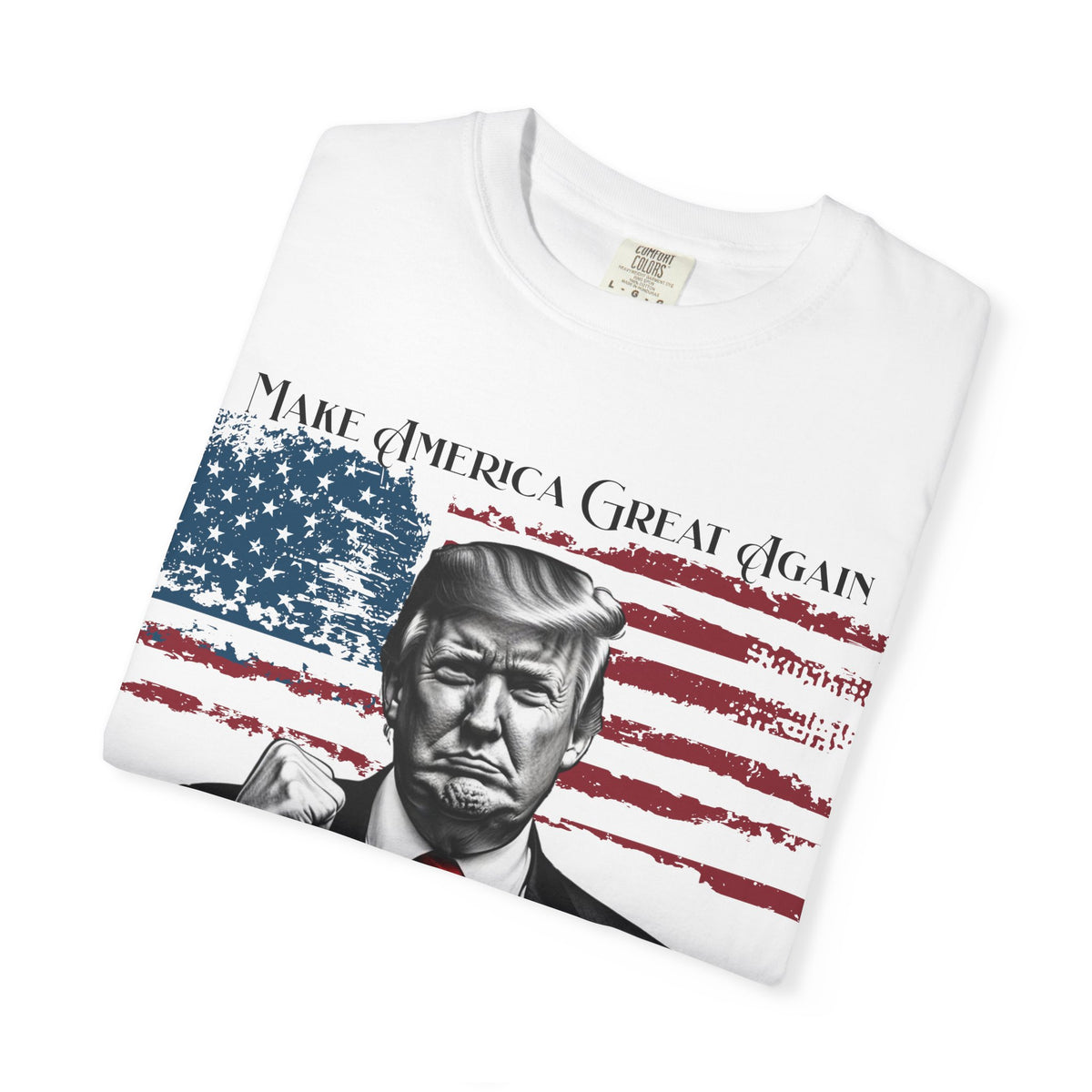 Patriotic 2024 Political Graphic T-Shirt — 'Make America Great Again' Design