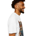 Bohemian Owl Graphic T-Shirt — Detailed Tribal Owl Illustration