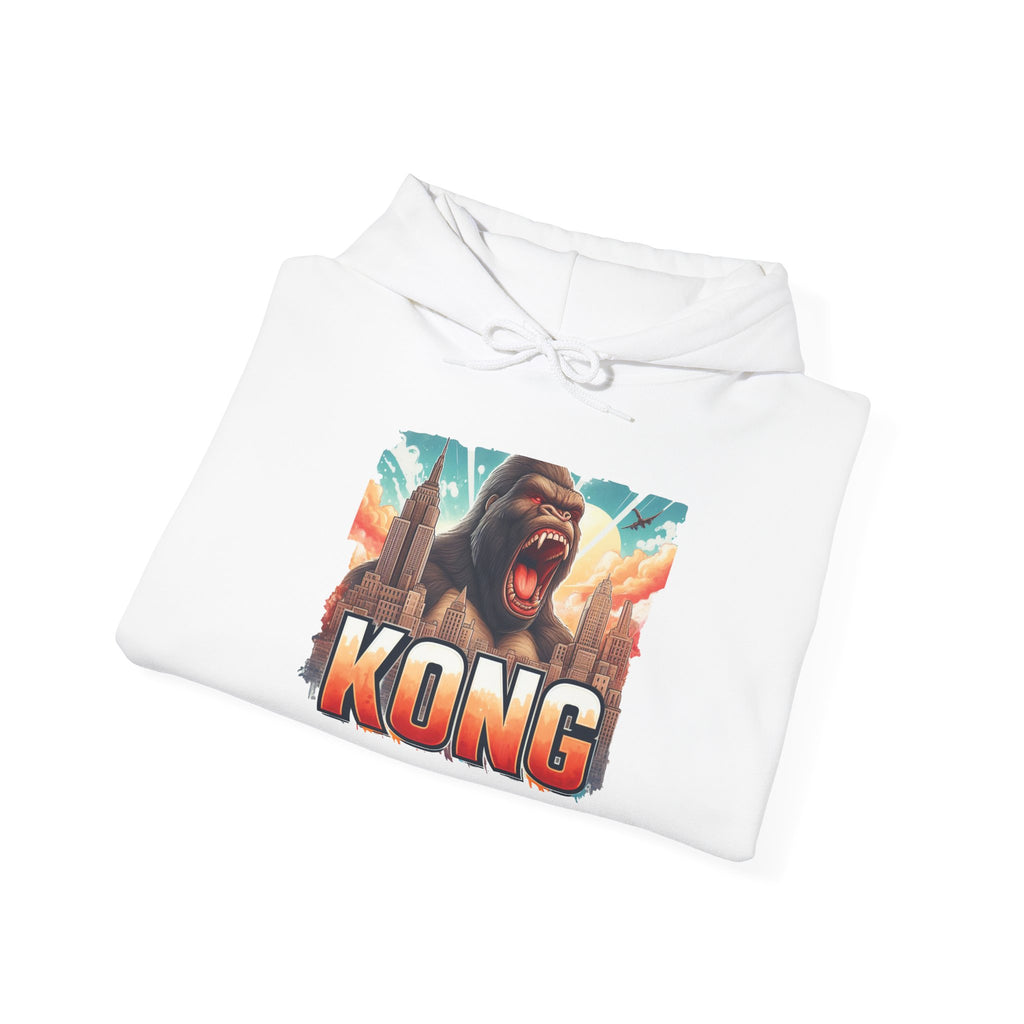 Kong Graphic Hoodie — Retro King of the City Gorilla Sweatshirt