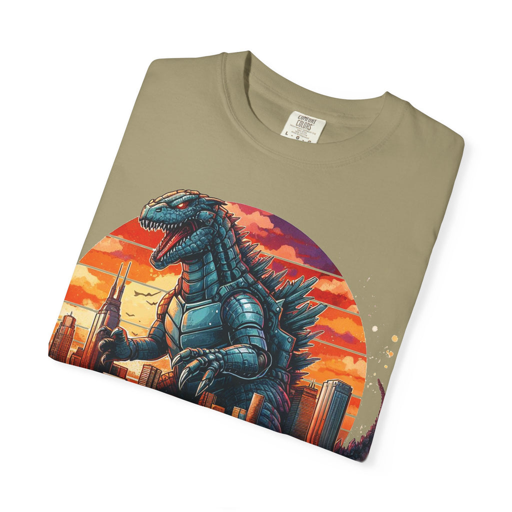 Mechagodzilla Graphic T-Shirt — Retro City Kaiju Tee