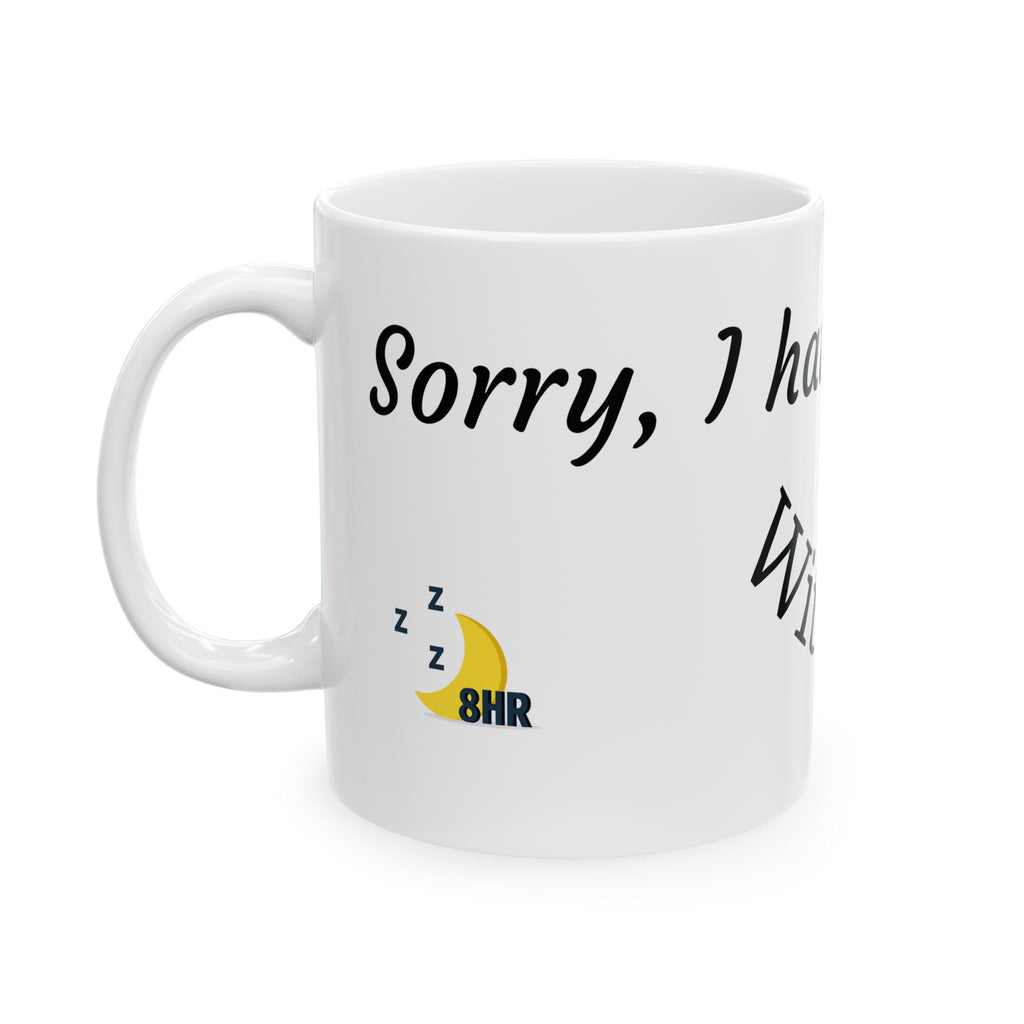 Ceramic Mug - "I Have Plans Wit My Corgi" Cute Dog Emoji Coffee Cup (11oz & 15oz)