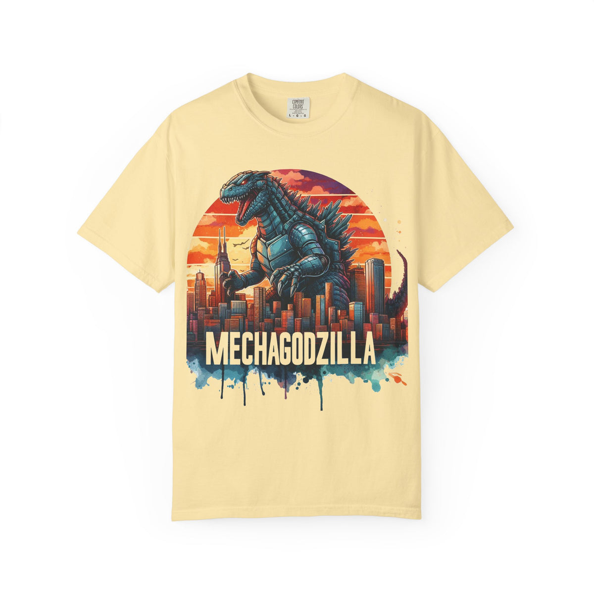 Mechagodzilla Graphic T-Shirt — Retro City Kaiju Tee