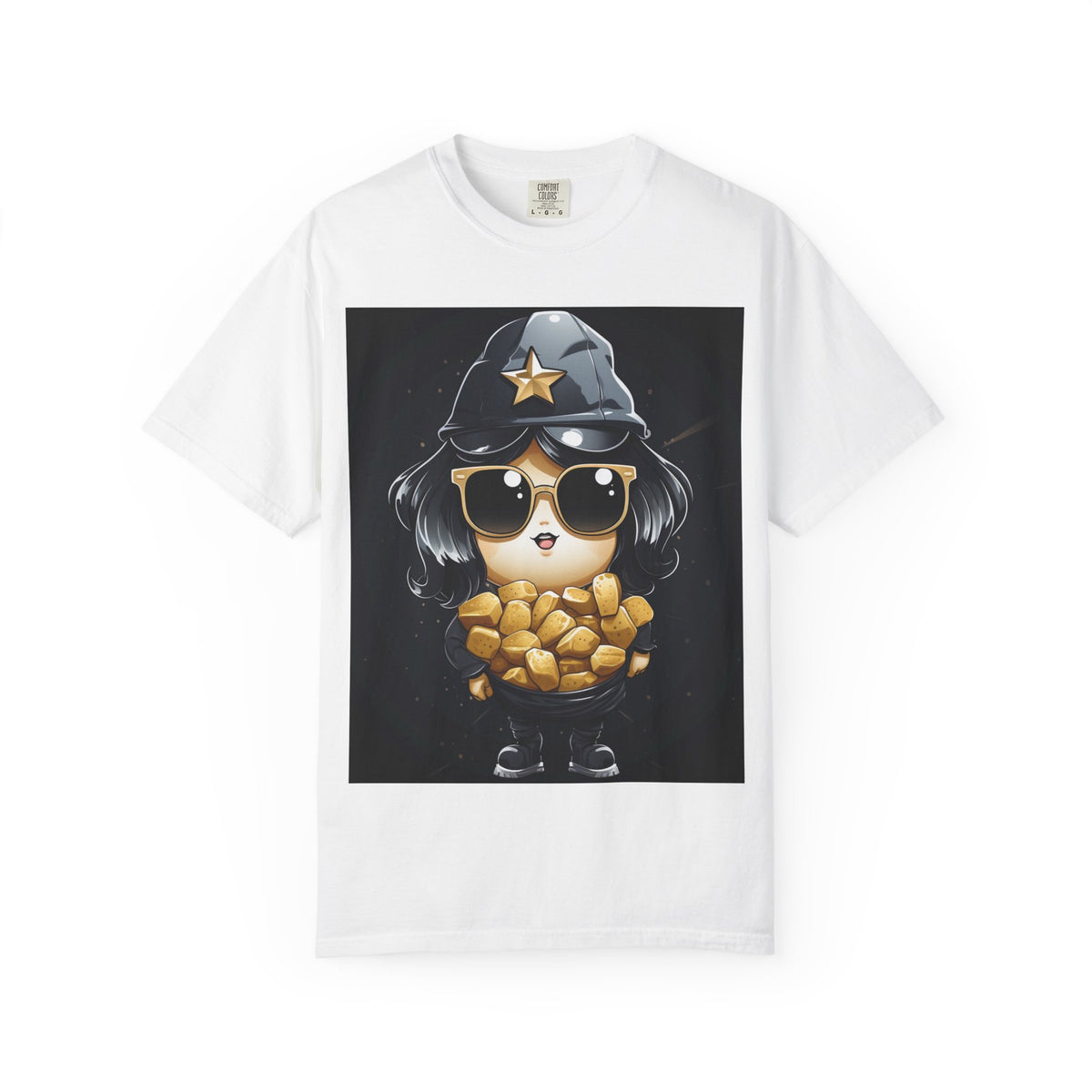 Police Pup T-Shirt — Cute Kawaii Cop Dog in Sunglasses Graphic Tee